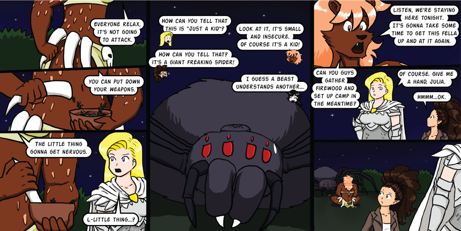 Breadfinder - Episode 115, Page 1: 115-Intensive spider care unit